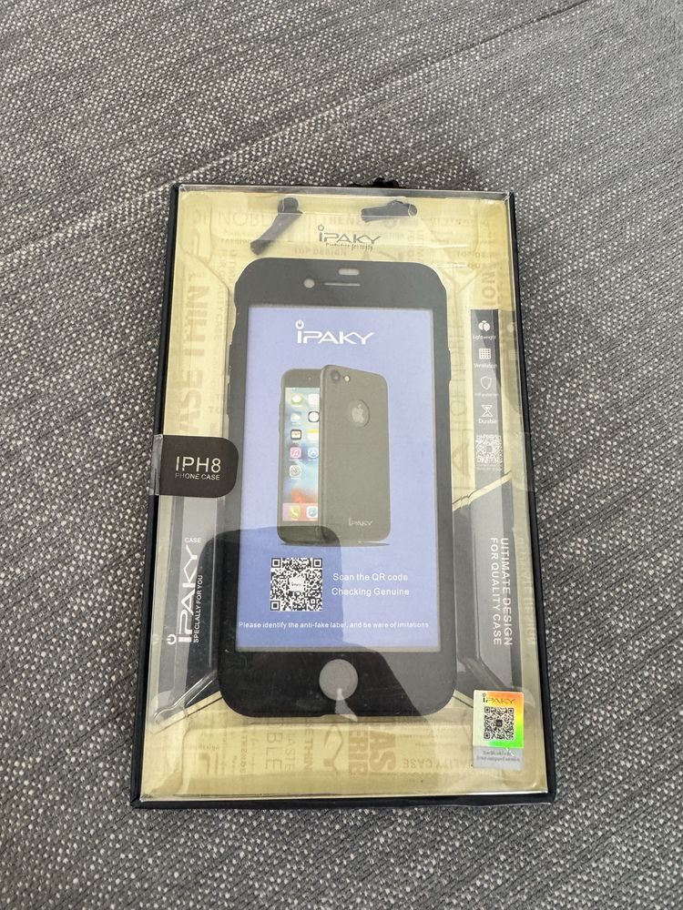 Etui czarne iphone 8 ipaky