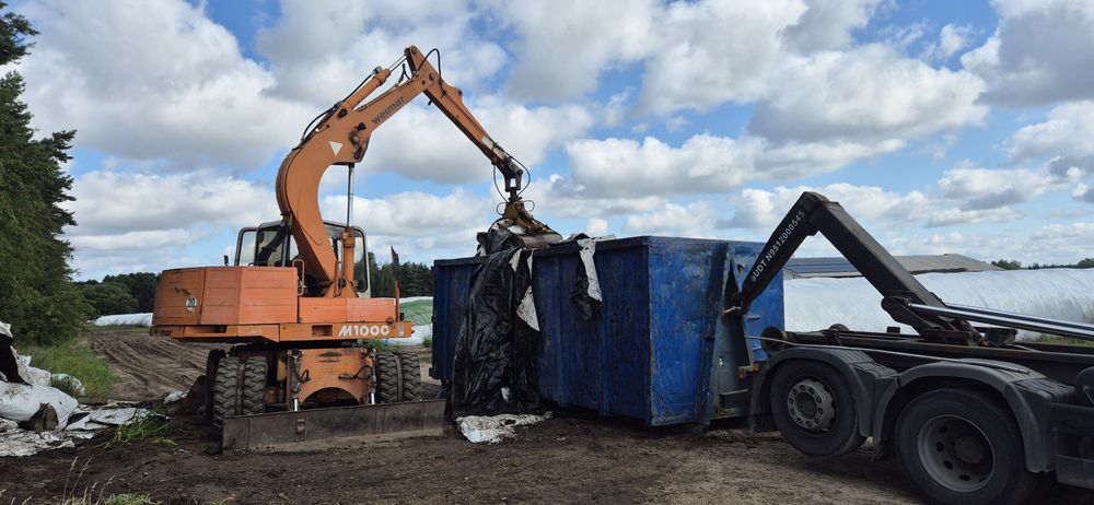 Zbiórka zużytej folii rolniczej