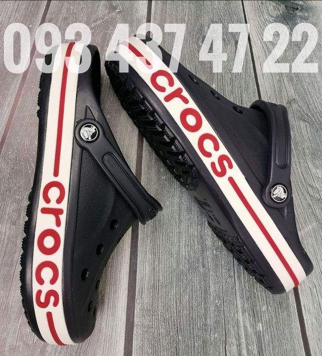 Чоловічі Крокси Сабо Crocs Bayaband Clog Charcoal Navy Black