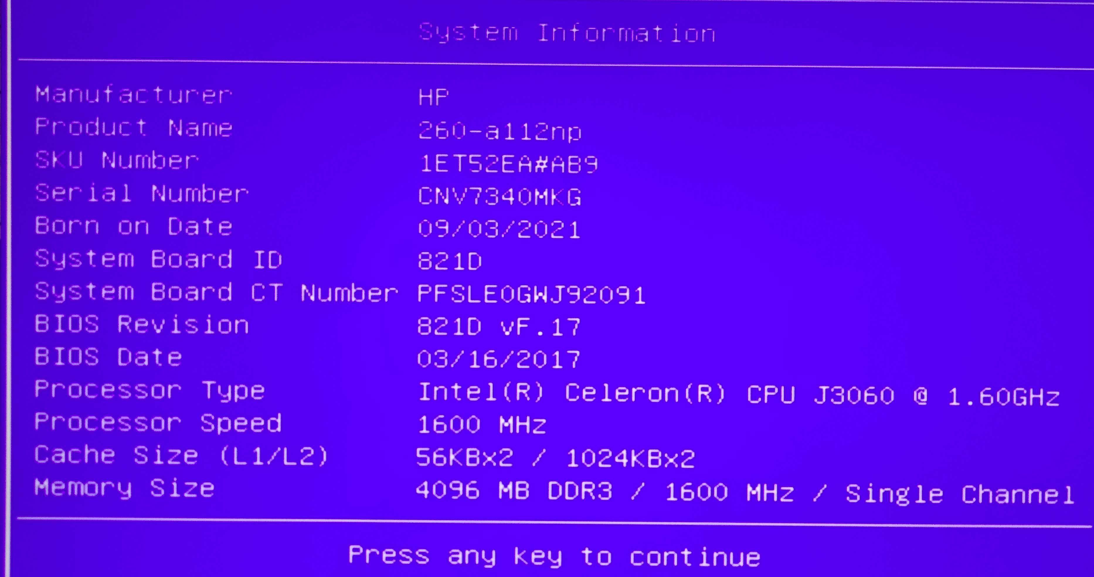 HP Slimline 260-a112np · Homelab Server