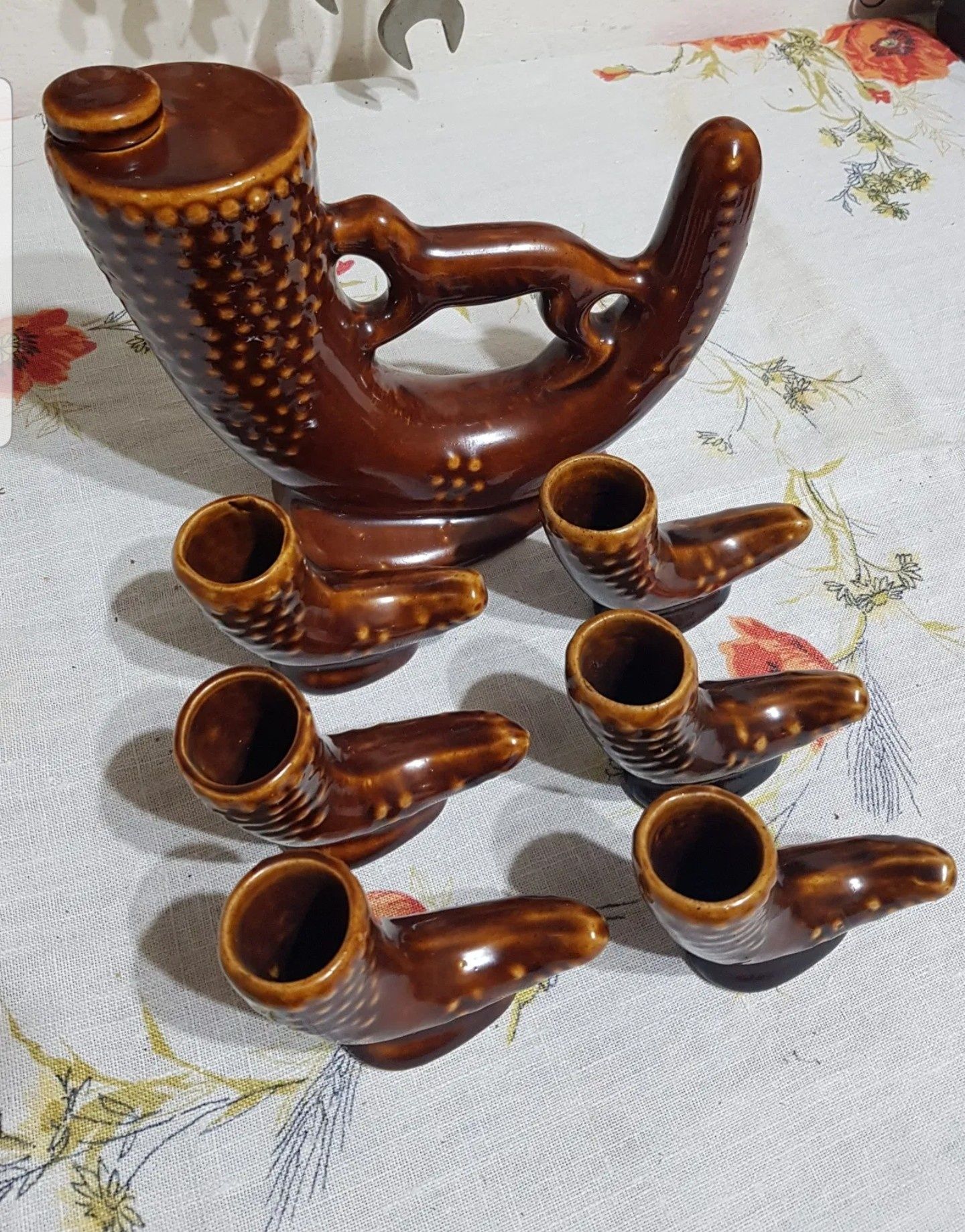 Karafka i 6kieliszków PRL