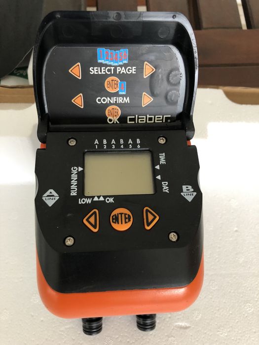 Programador rega dupla saida CLABER