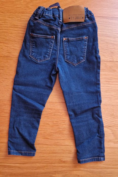 Calças de ganga de Menina Tamanho 2/3 Anos