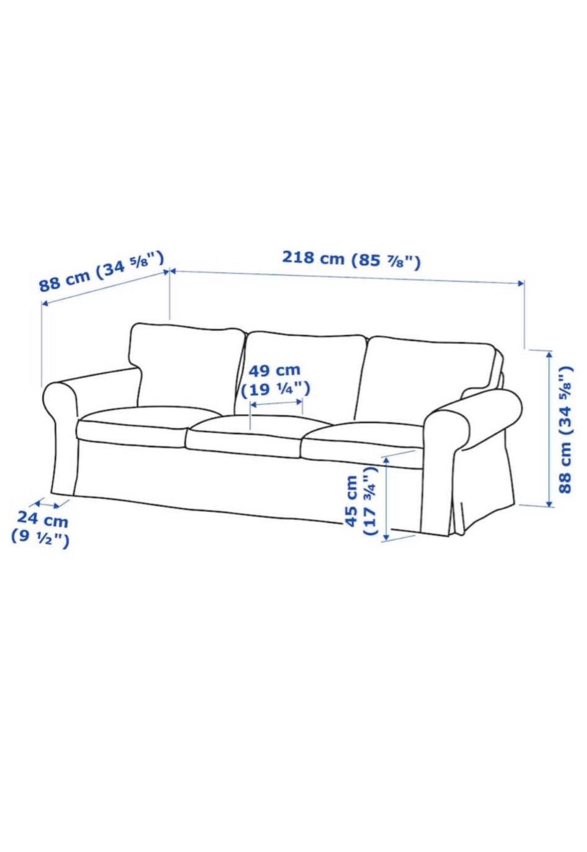Ikea ektrop 3osobowa