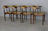 Conjunto de 4 cadeiras Johannes Andersen | Mobiliário Dinamarquês
