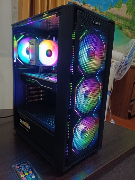 Игровой ПК/ Ryzen 5 3600/ RX 470/ RAM 16 Gb DDR4/ SSD 128 Gb