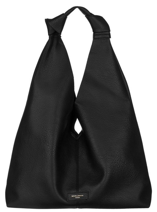 duża torebka-worek ze skóry ekologicznej - david jones