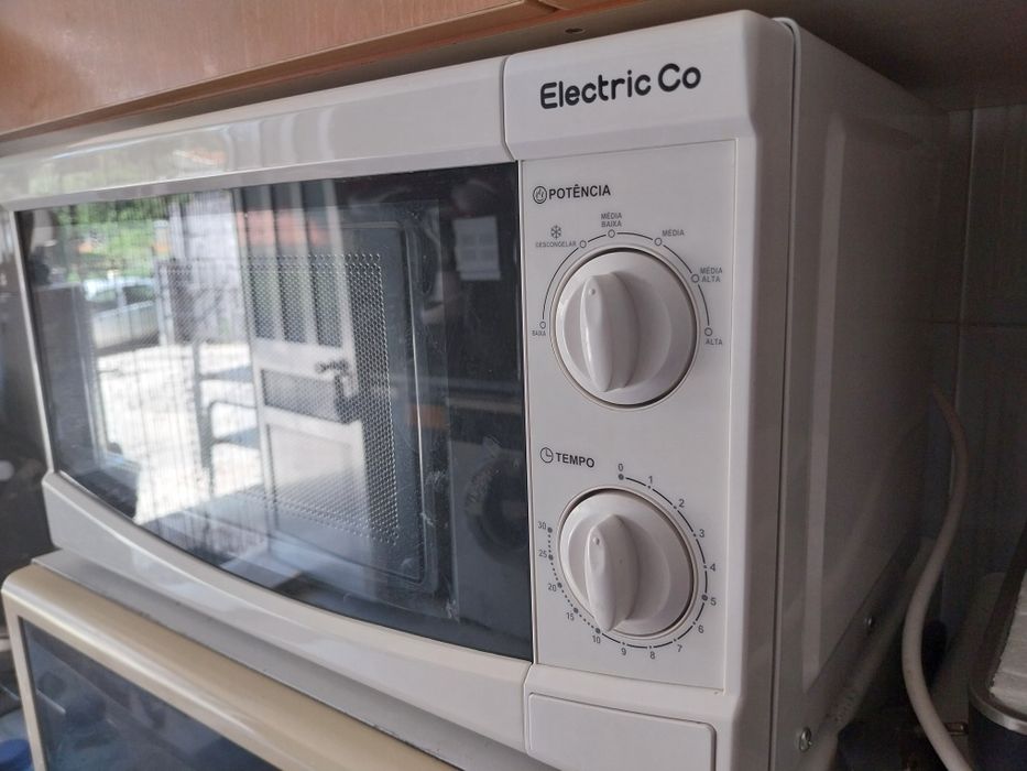 Micro ondas electric co branco esmalte novo
