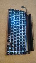 Klawiatura mechaniczna 83 klawisze Retro Vintage odporna Bluetooth