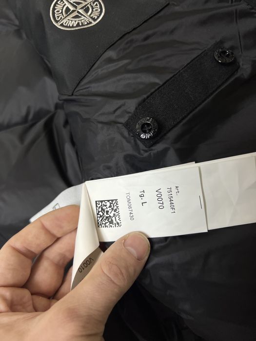 Пуховик зимний Stone Island stone island ghost piece оригинал размер M