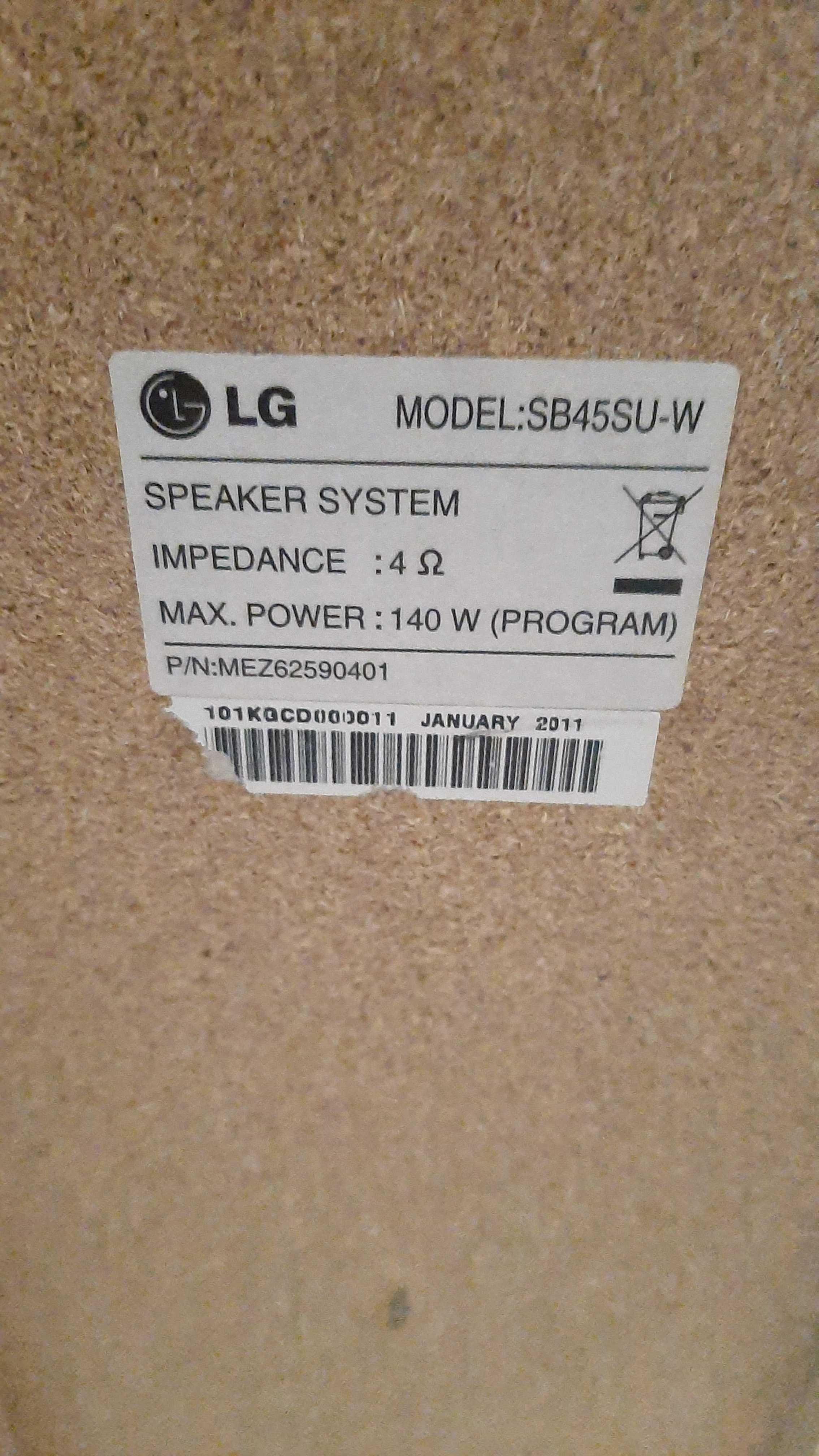 Colunas + Subwoofer 5.1 LG