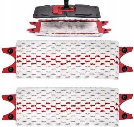 3x WKŁAD DO MOPA Płaskiego Mikrofibra ULTRA CHŁONNY Najwyższa Jakość