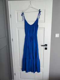Niebieska maxi sukienka oh La La!