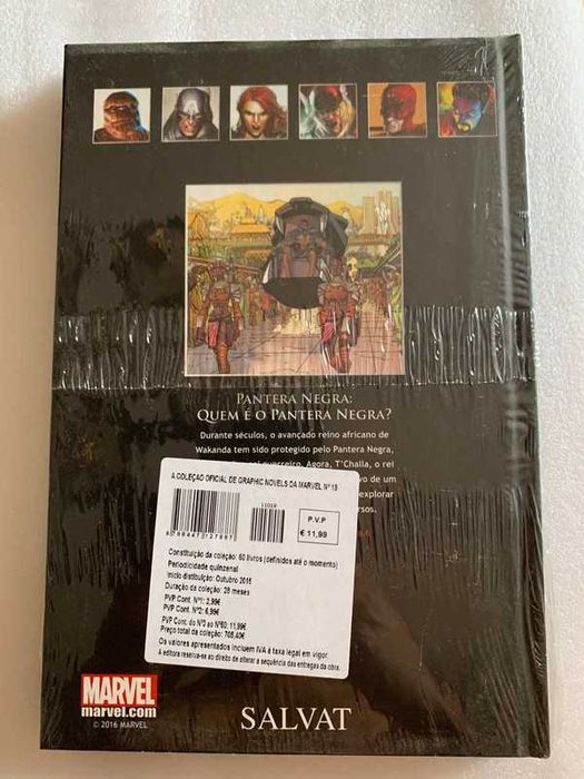 Graphic Novels Marvel #19 - pantera negra - quem é o pantera negra?