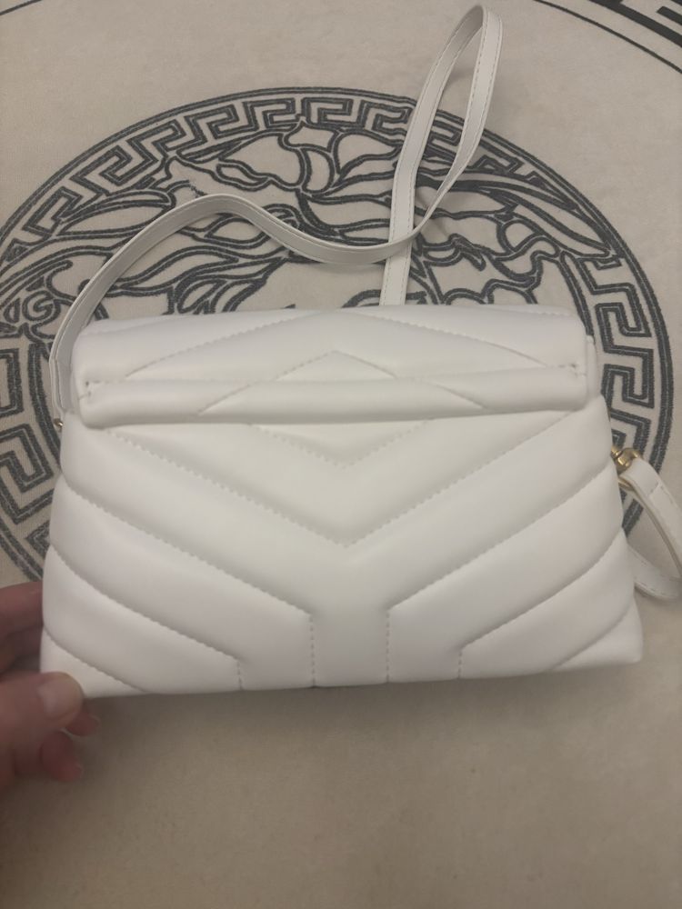 Torebka ysl loulou mini biała