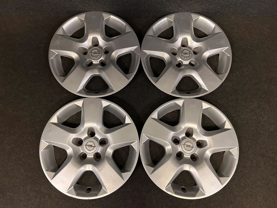 Oryginalne kołpaki na felgi strukturalne Opel Vectra C, Astra H 16 cali 4szt.