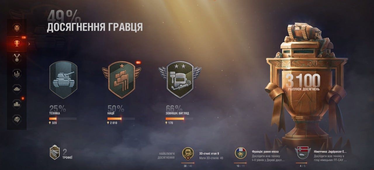 Аккаунт World of Tanks