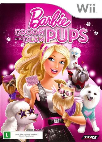 Barbie Groom and Glam Pups - Wii (Używana)