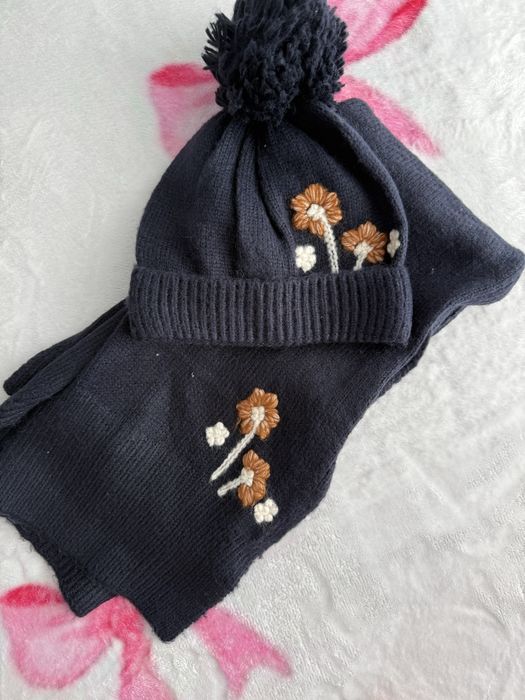 Комплект шапка з шарфом дитячий