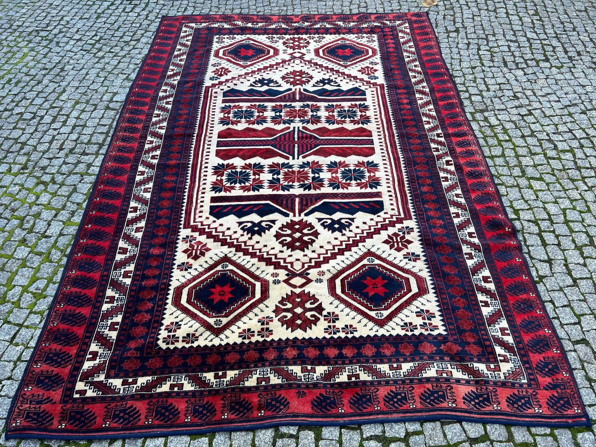 90 letni dywan vintage KAZAK 295x198 galeria 9 tys