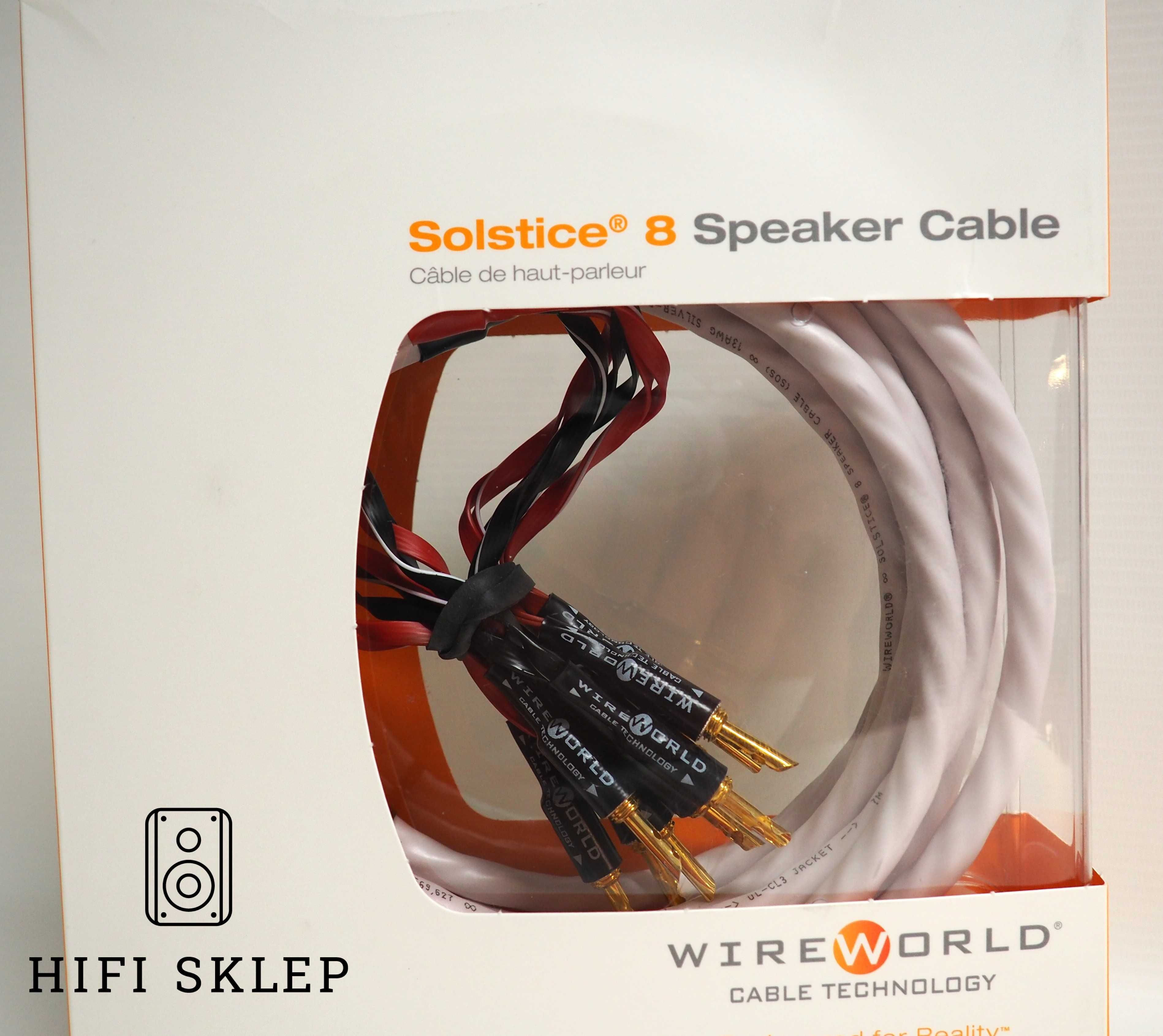 Wireworld Solstice 8/ bi -wire kabel głośnikowy - 2x3m/wyprzedaż !!!