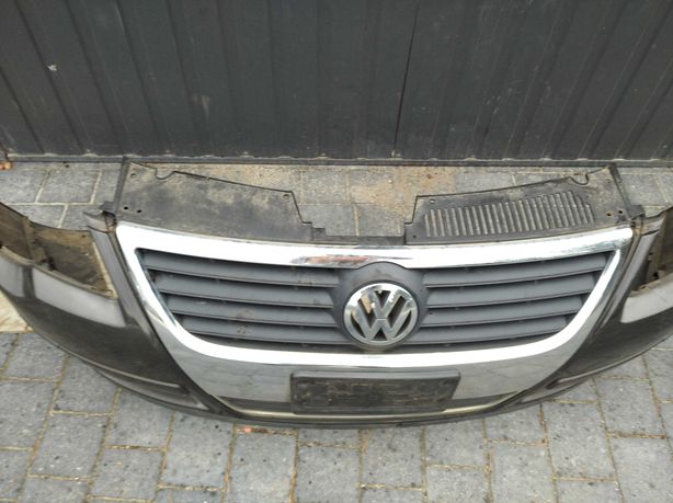 VW PASSAT B6 Zderzak przód kompletny Zderzak przedni Oryginał