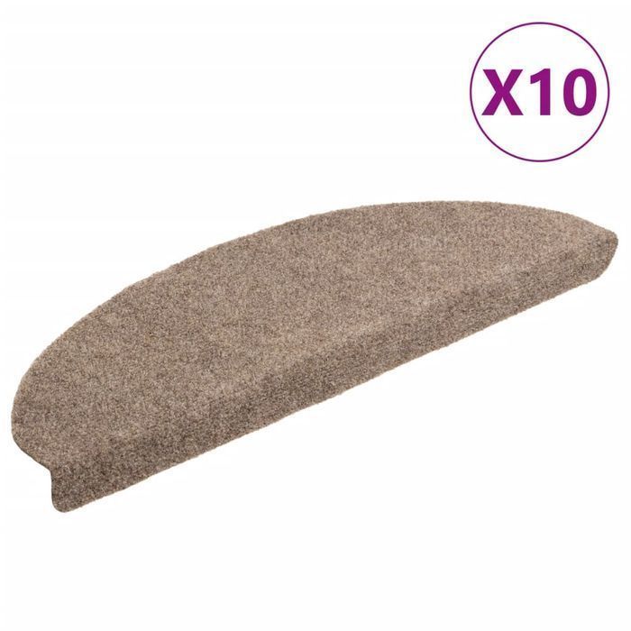Vidaxl Samoprzylepne Nakładki Na Schody, 10 Szt., Kremowe, 65X21X4 Cm