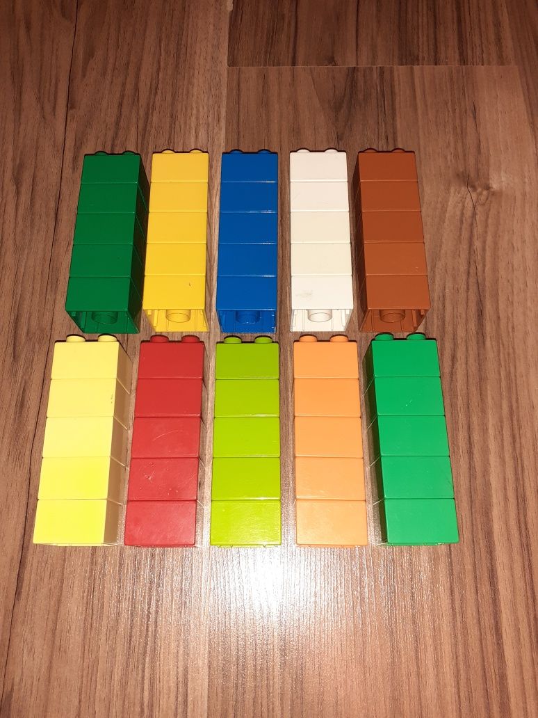 Klocki Lego Duplo 2x2 - 50 sztuk