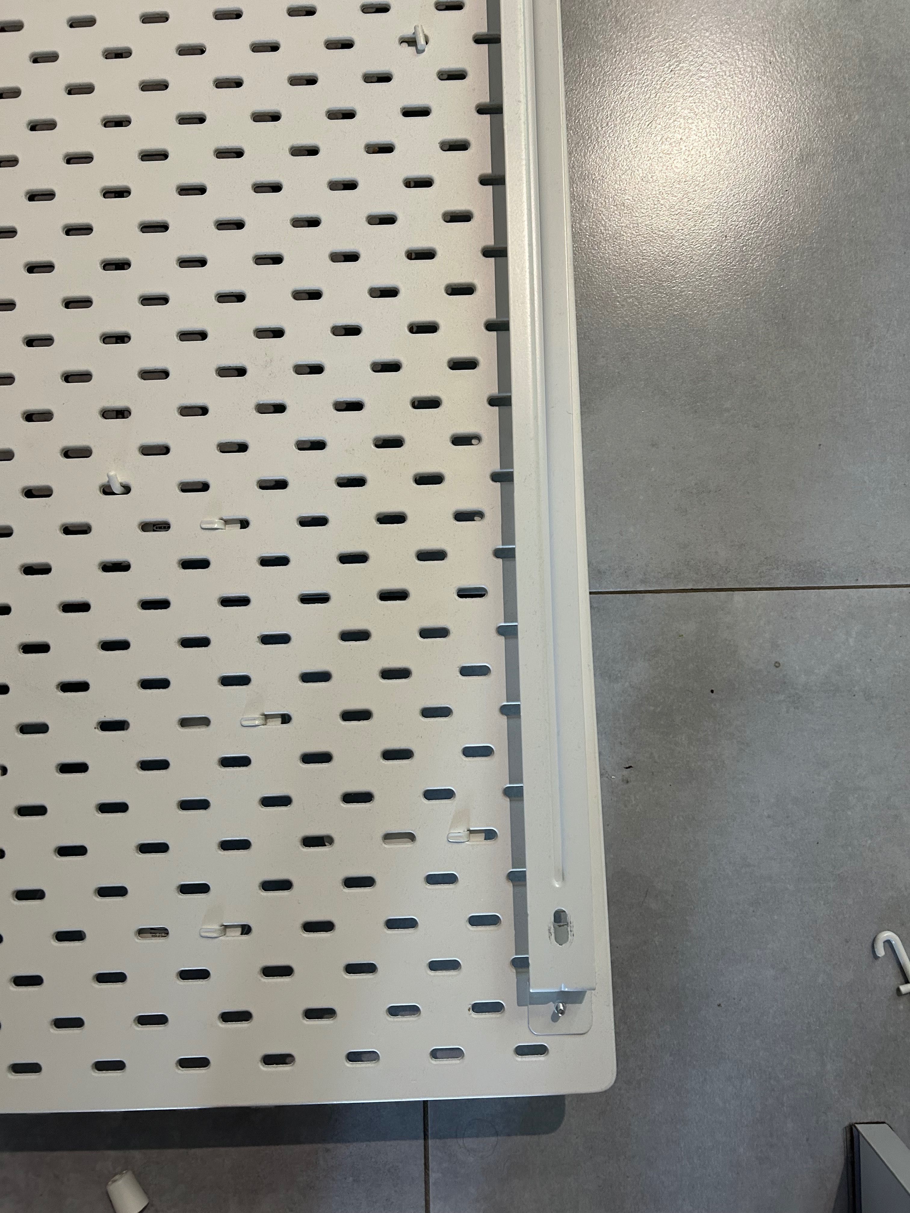Tablica SKADIS IKEA tablice perforowane białe, organizer