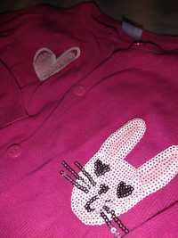 Sweterek różowy dla dziewczynki
