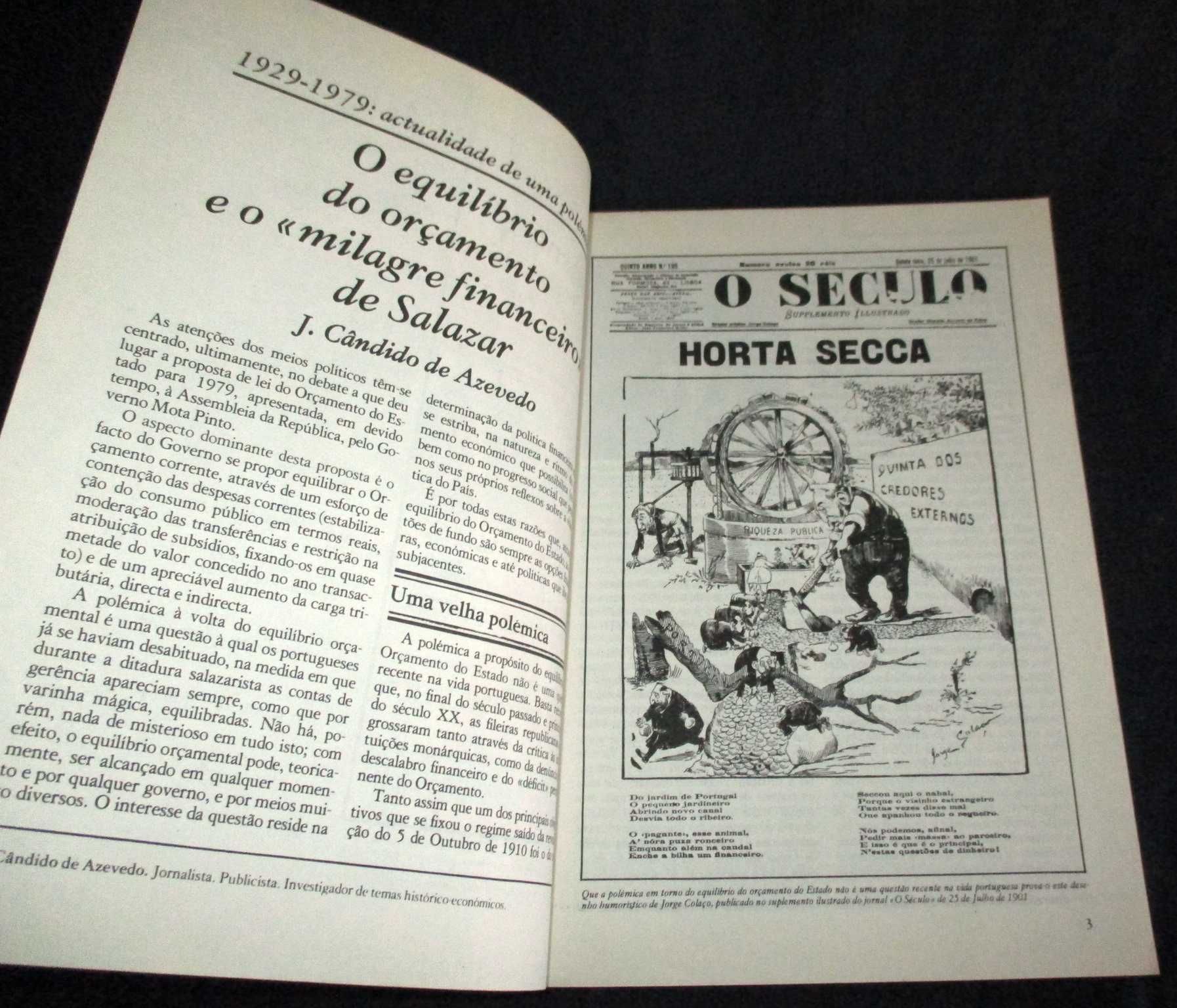 Revista História Nº 6 Abril de 1979 Os orçamentos do Estado Salazar