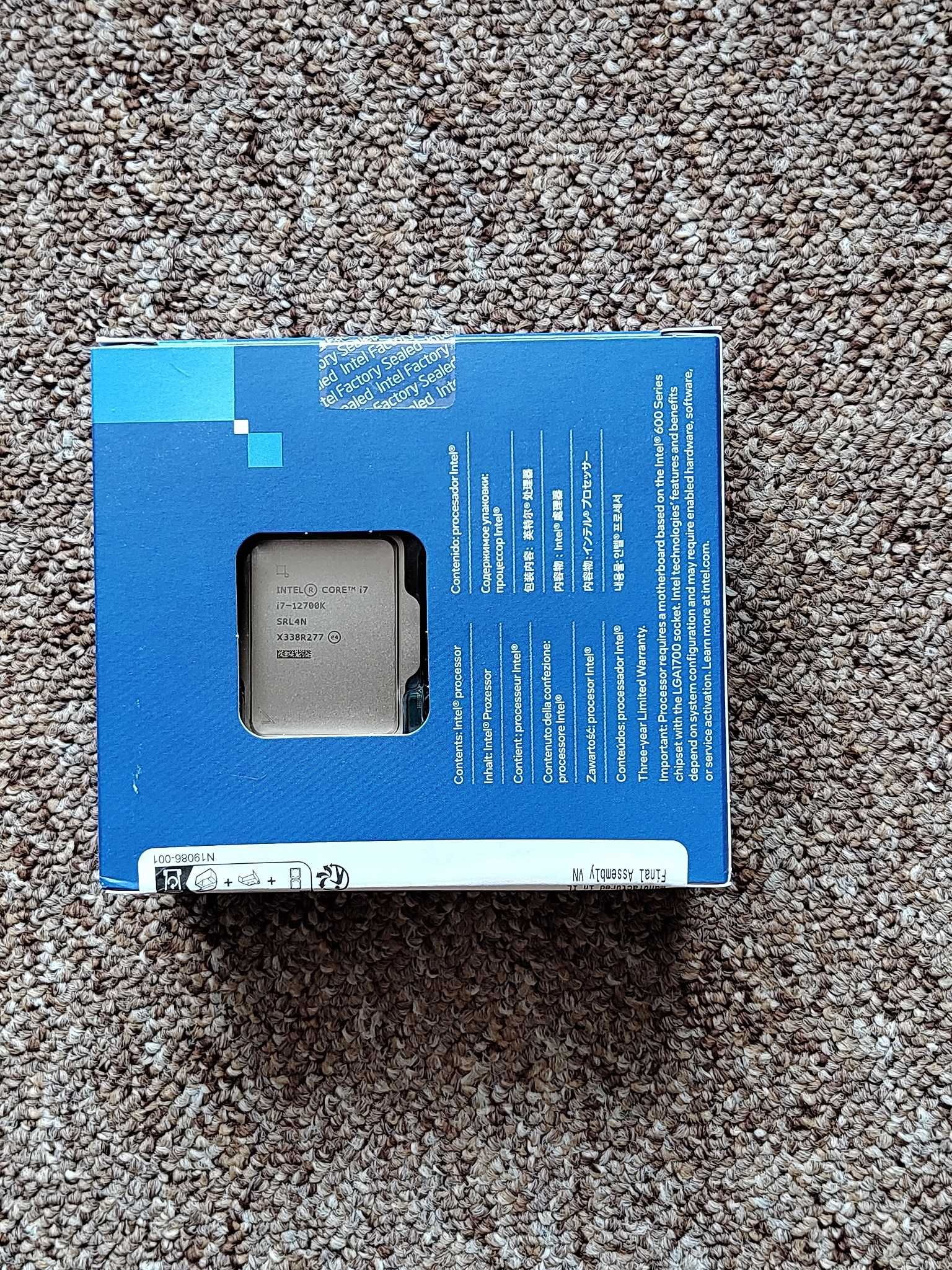 Intel Core i7-12700K + ramka Thermalright LGA1700-BCF