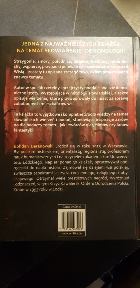 Książka W kręgu upiorów i wilkołaków Demonologia Słowiańska