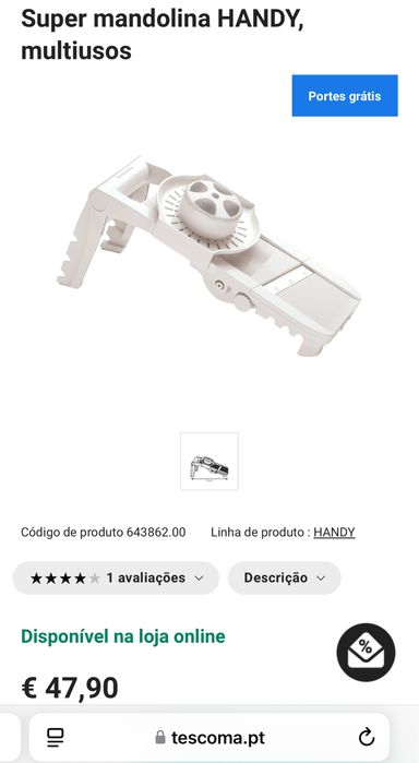 Mandolina multifunções Tescoma