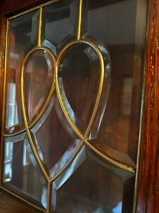 Stylowy kredens gdański dębowy – po renowacji, klasyk