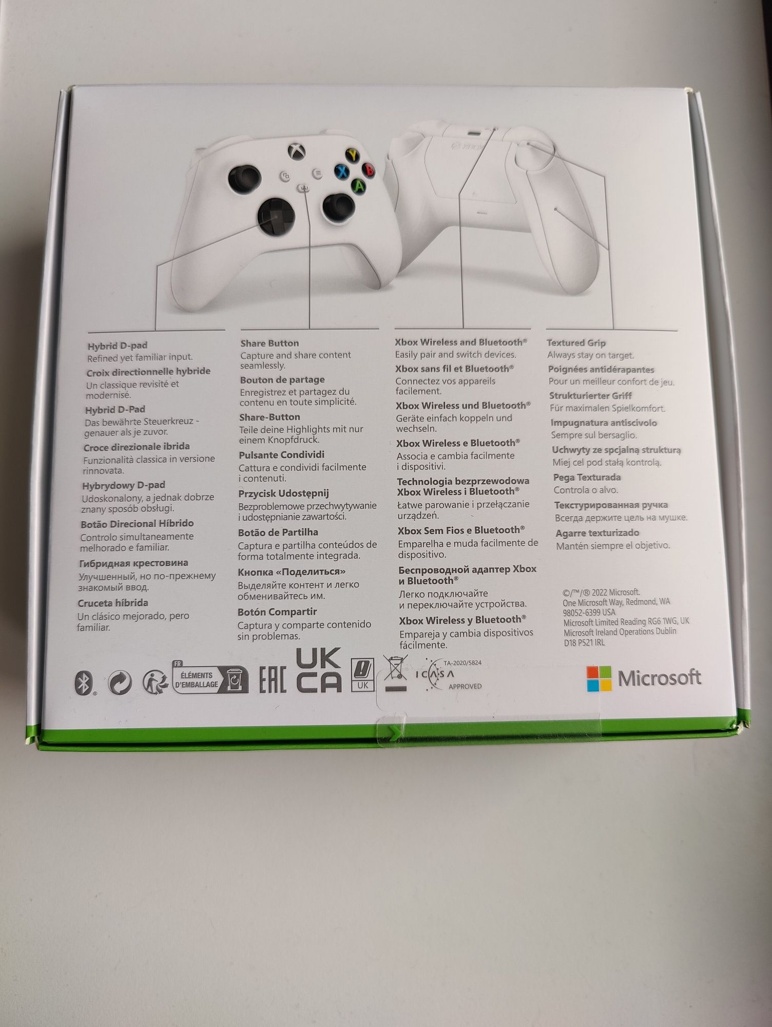 Pad Xbox Series / One - kontroler biały / Robót White Nowy