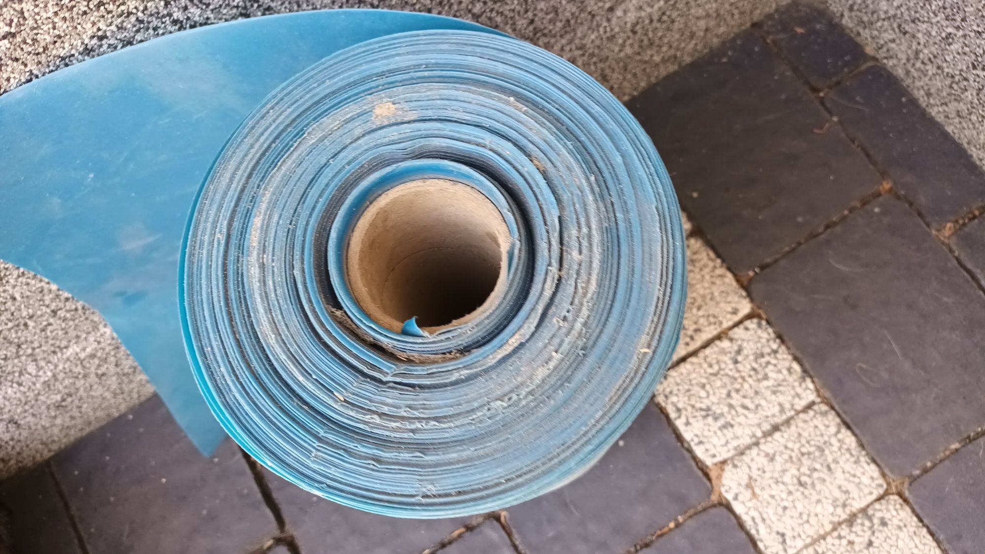 Folia kablowa niebieska