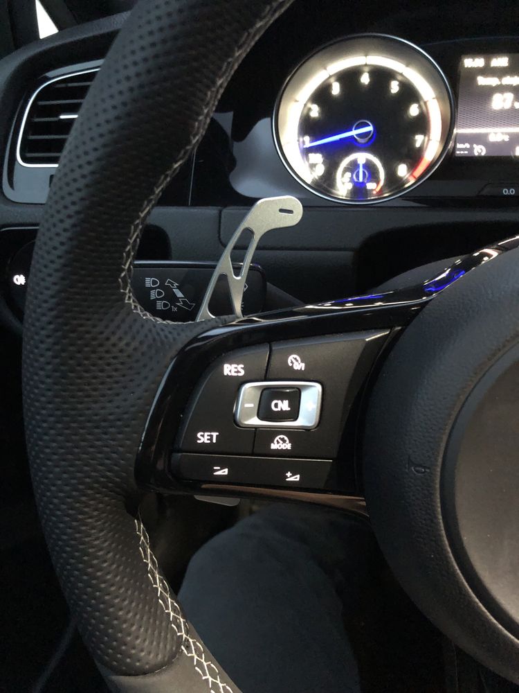 Łopatki Zmiany Biegów DSG VW GOLF VII R 7 R Czarne