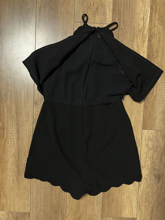 Комбінезон літній чорний з сіточкою на спині