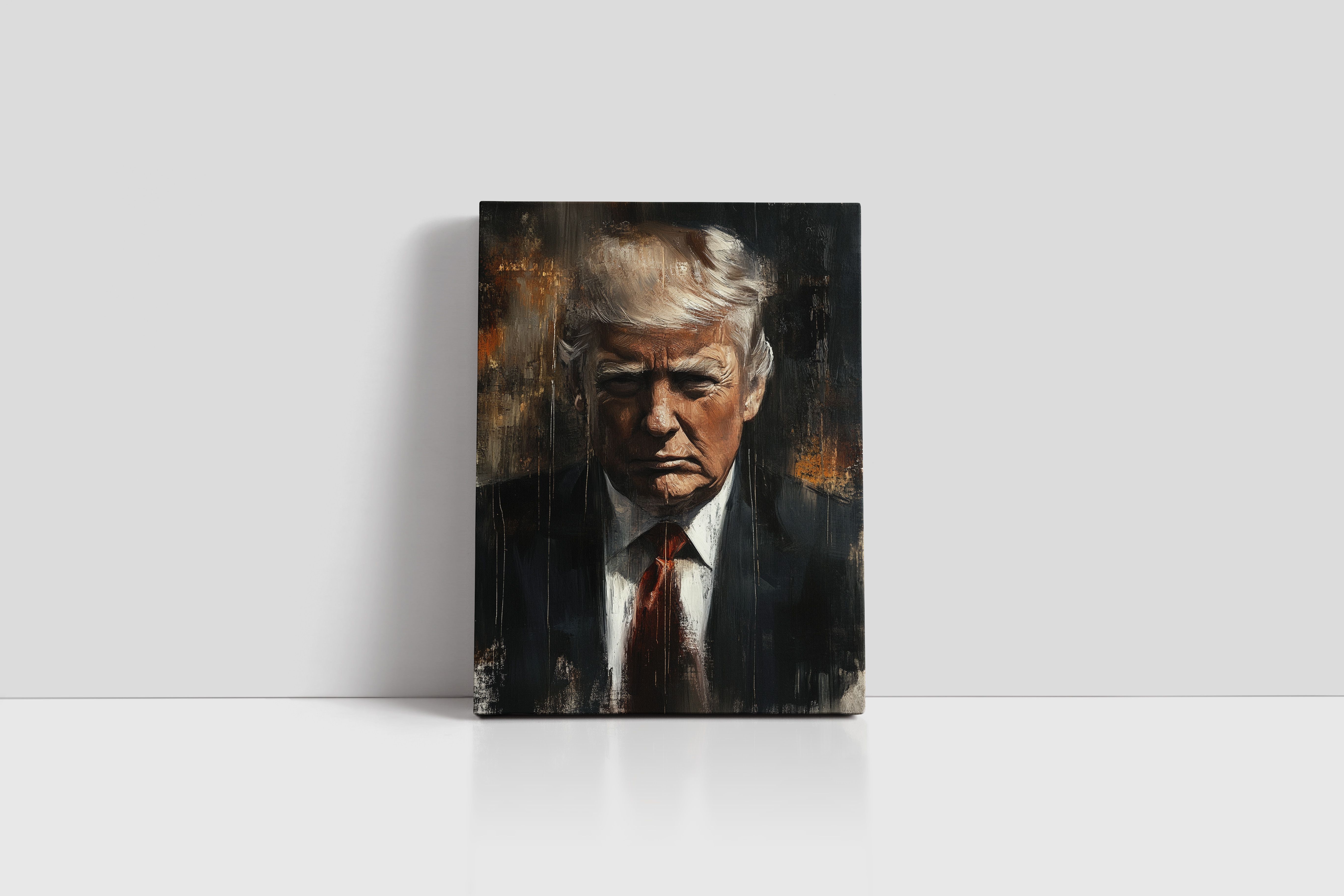 Portret Donalda Trumpa na płótnie 30x40 - Ekskluzywna dekoracja