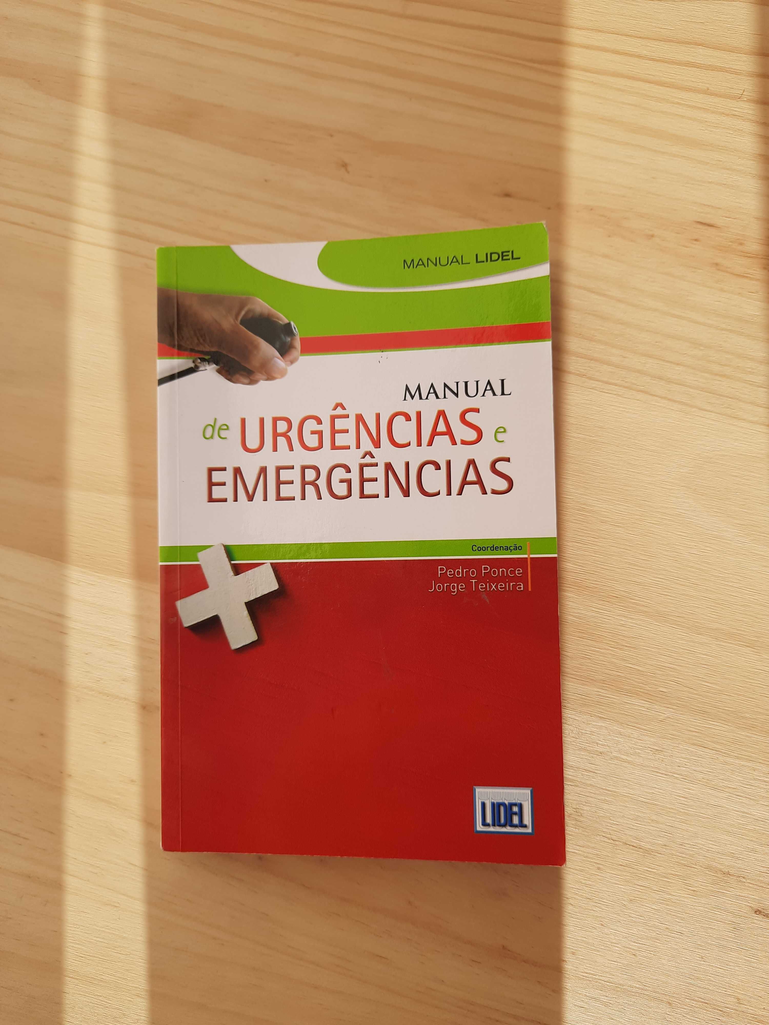 Manual de urgências e emergências (como novo)