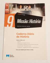 Caderno Missão História 9 ano Porto Editora