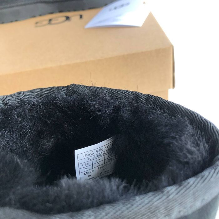 р36-40 Жіночі замшеві уггі UGG mini black suede