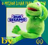 Peluche Kokas o sapo da serie Rua sésamo