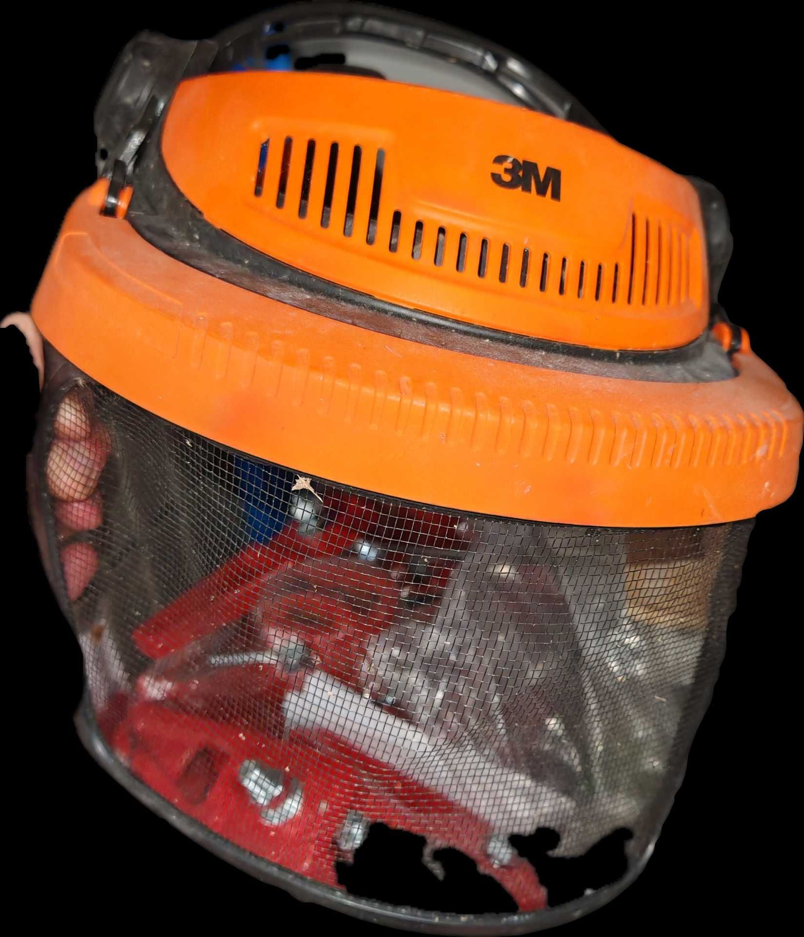 Protetor facial mais abafadores jardinagem