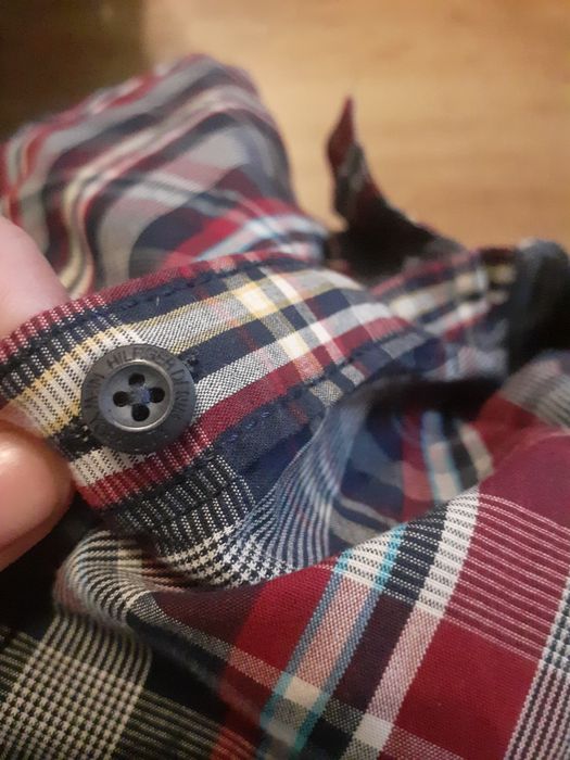 Koszula w kartę tommy hilfiger tanio