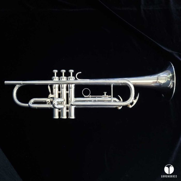 wyjątkowy King Silverflair Ohio USA .462 large bore trąbka gamonbrass
