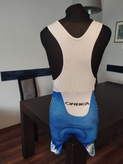 Spodenki kolarskie na szelkach Orbea fajne na rower rowerowe