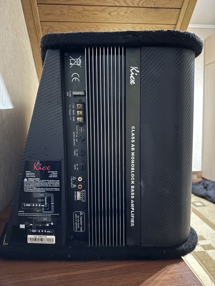 Активний сабвуфер Kixc EX 12BA76D