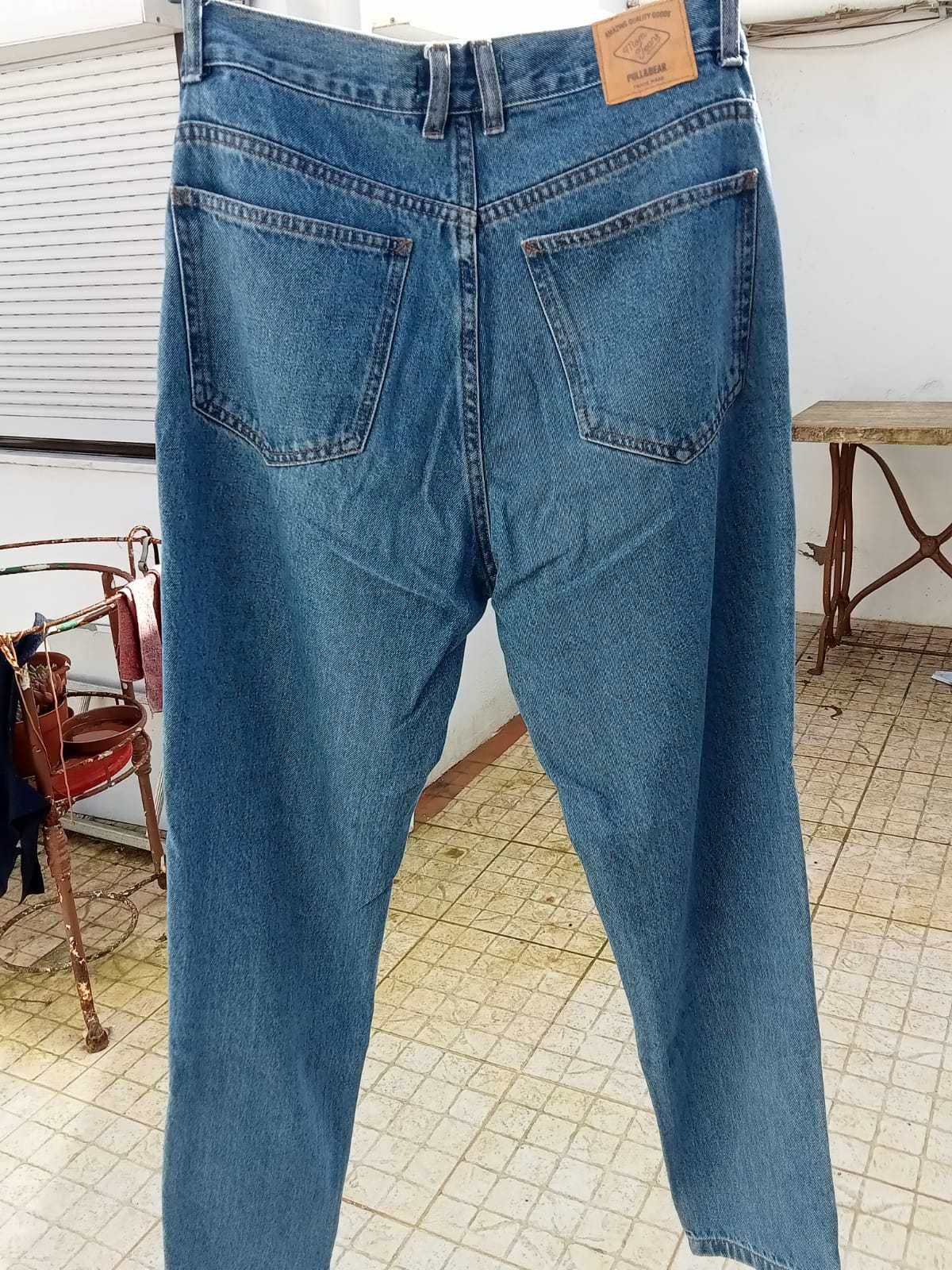 Calça de ganga, mom jeans, Pull&Bear